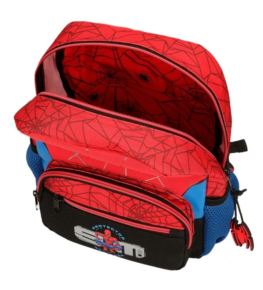 Mochila Spiderman Protector con carro rojo